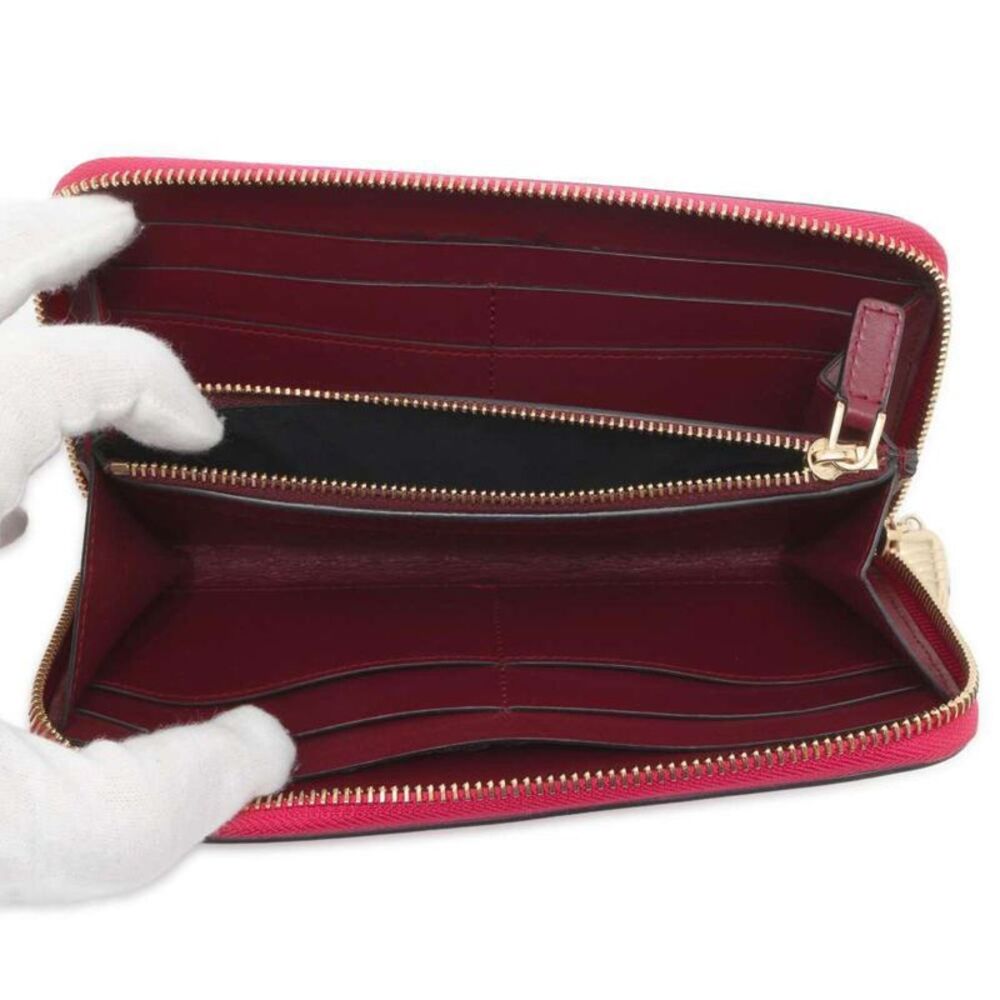 Bulgari Pink Leather Wallet  (Pre-Owned) - Picture 4 of 14